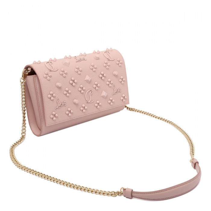 Paloma leather clutch