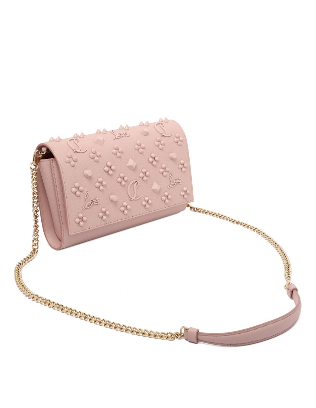 Paloma leather clutch