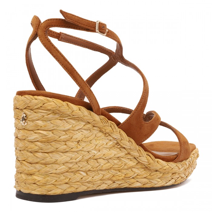 Ayla 85 suede wedge sandals