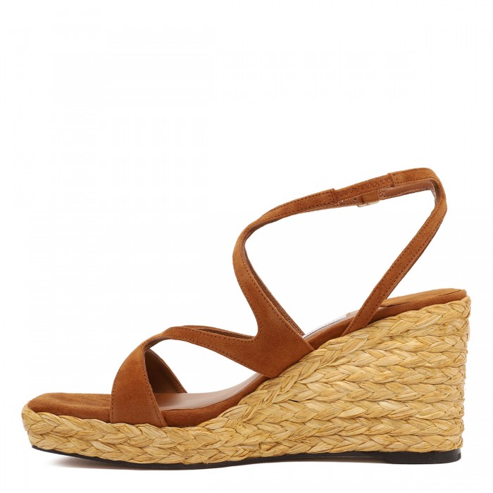 Ayla 85 suede wedge sandals