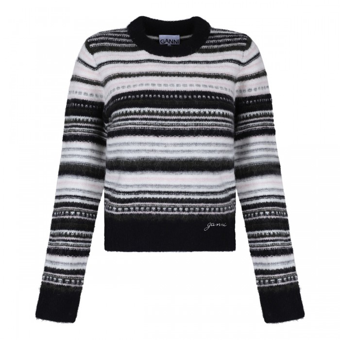 Striped wool sweater