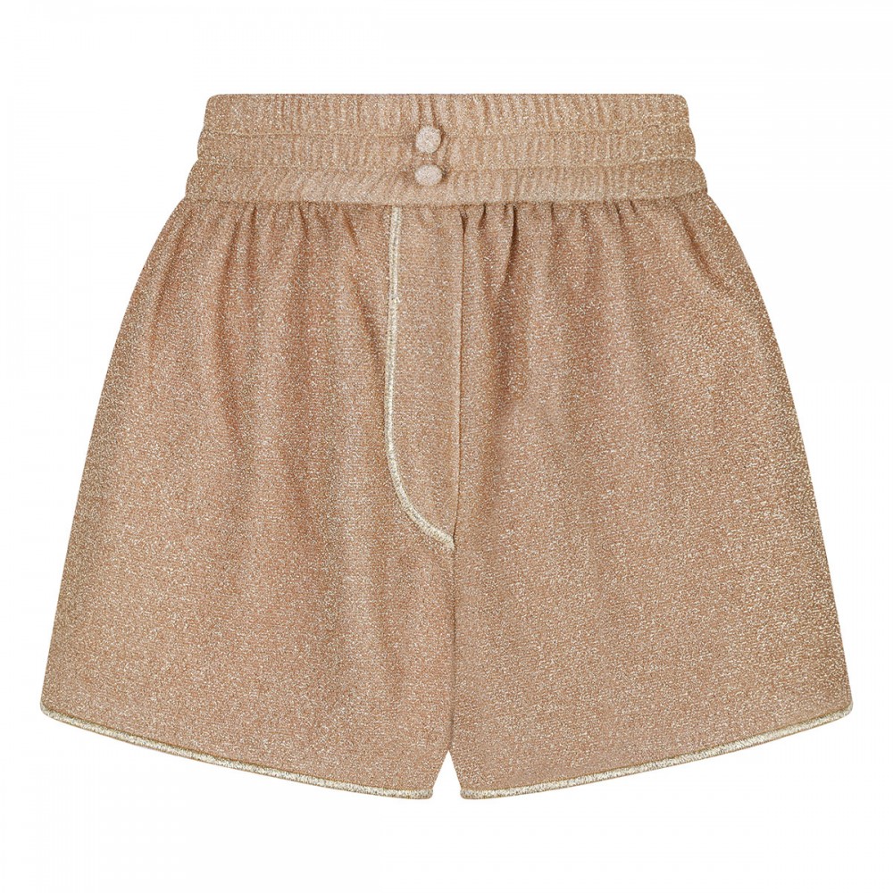 Lumière gold shorts