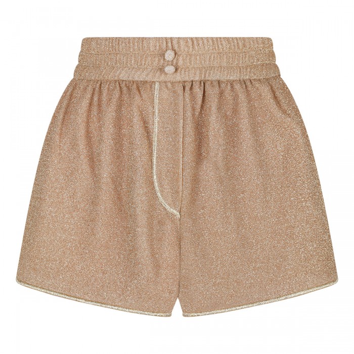 Lumière gold shorts