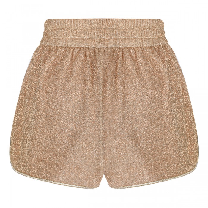 Lumière gold shorts