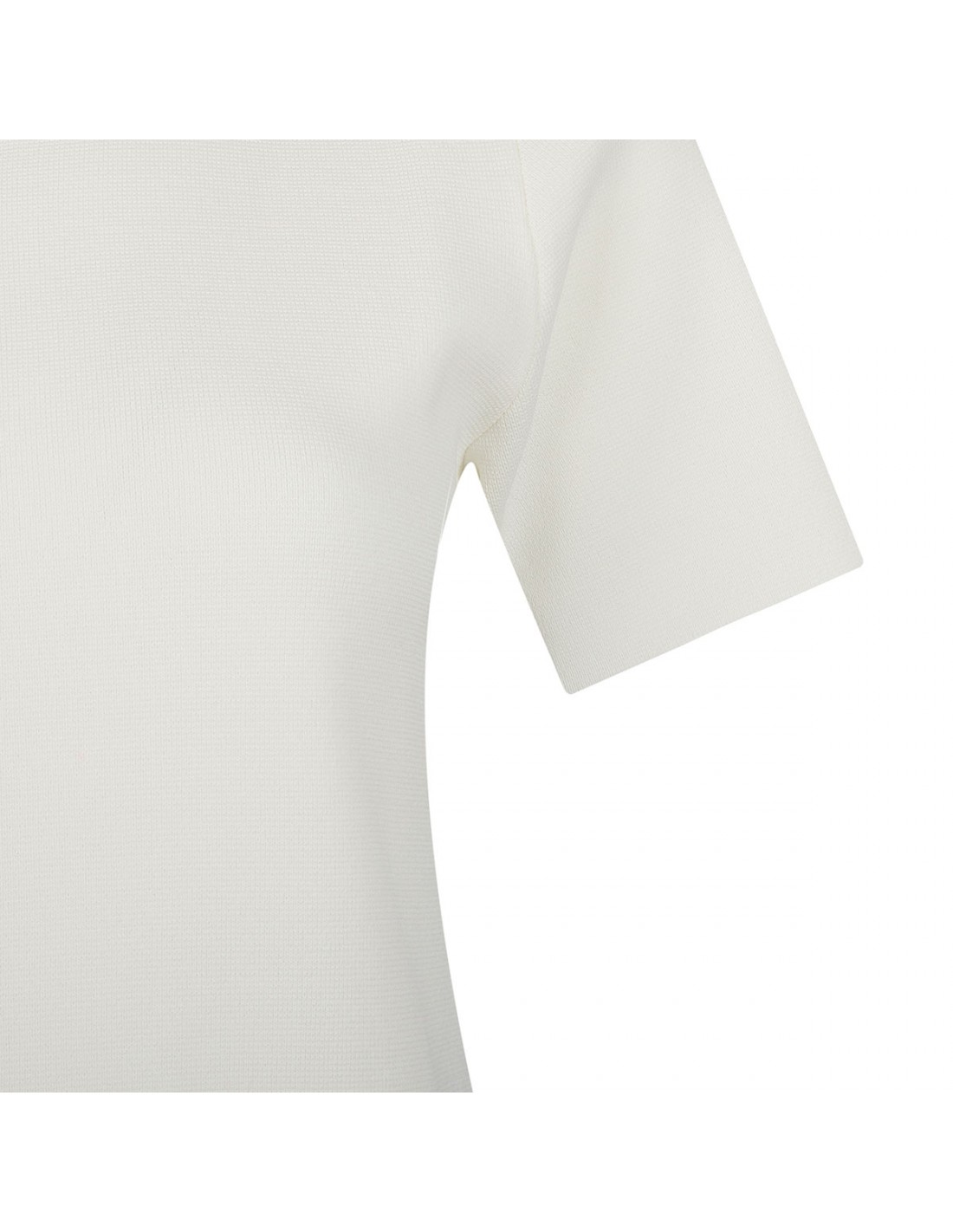 Cream white viscose blend top