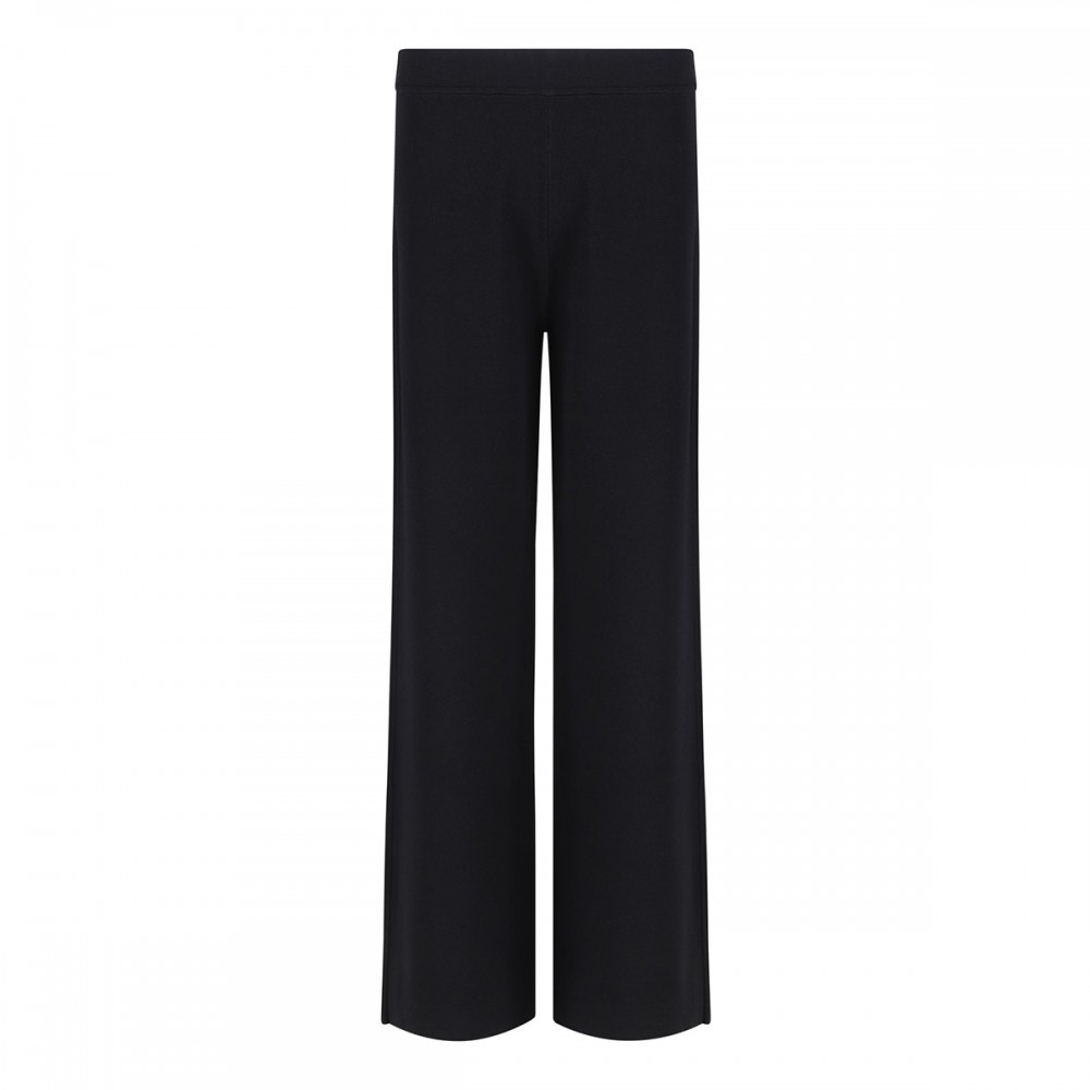 Black knit pants