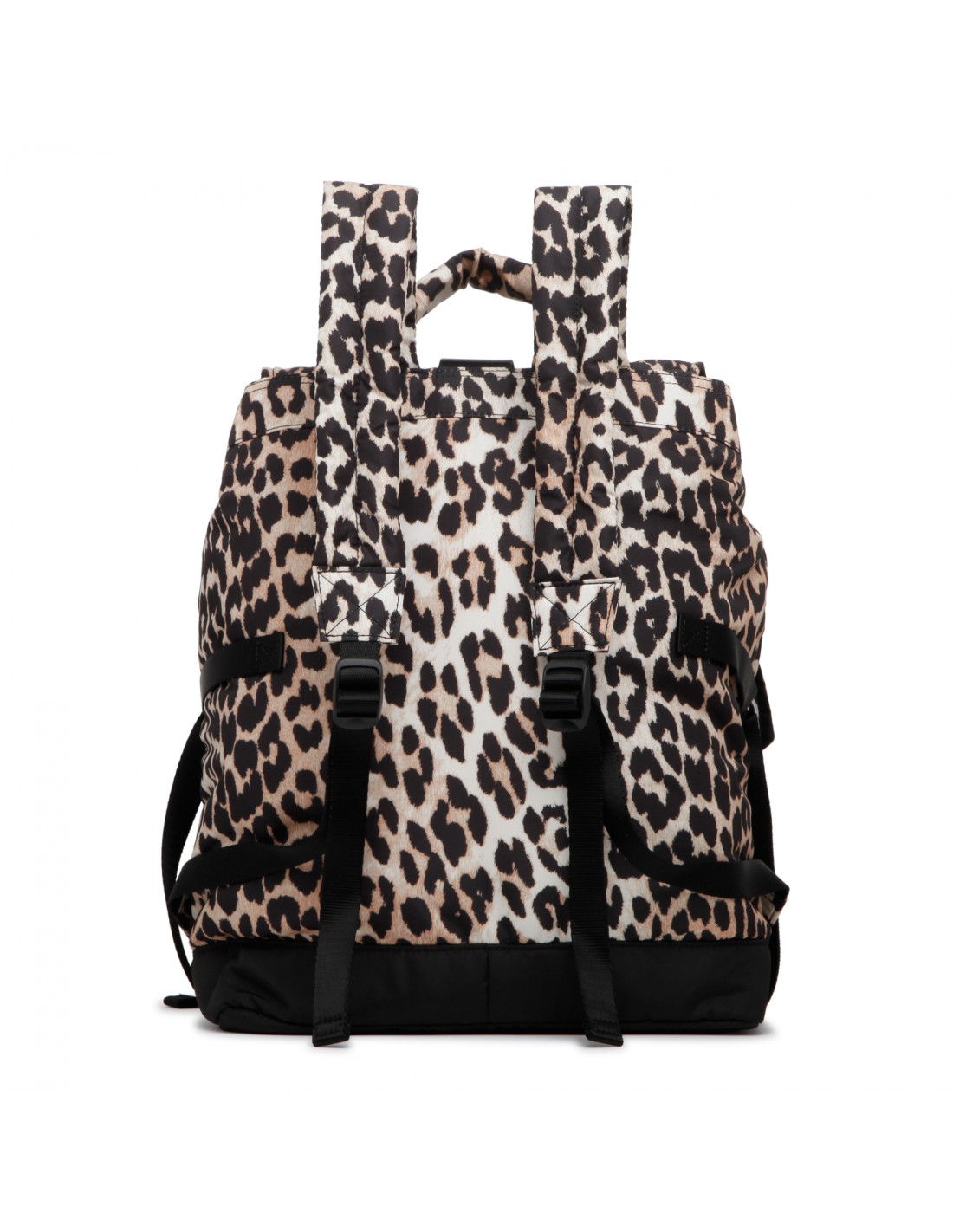 Leopard recycled tech backpack