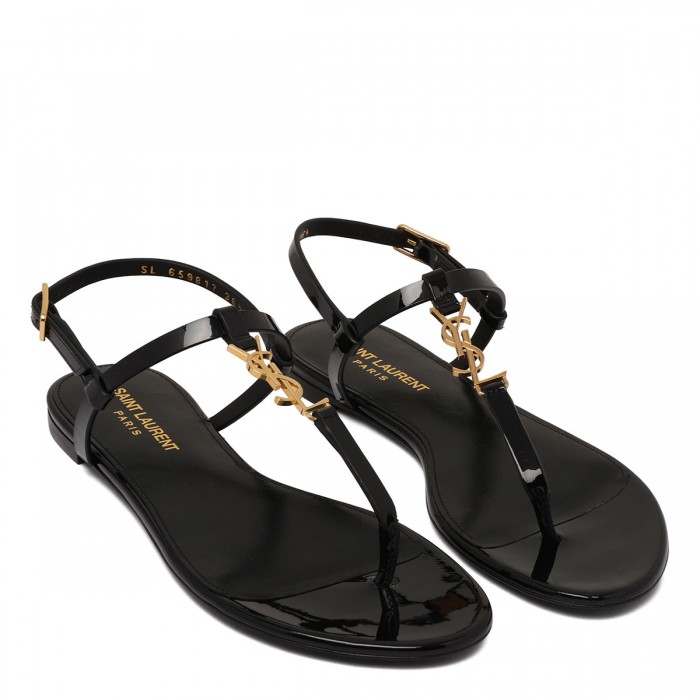 Cassandra black sandals