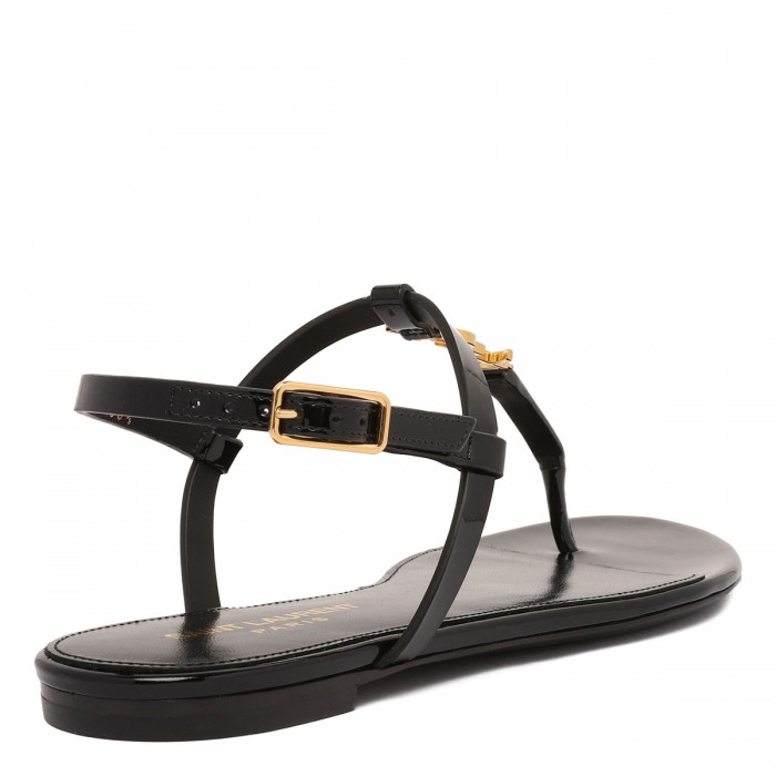 Cassandra black sandals