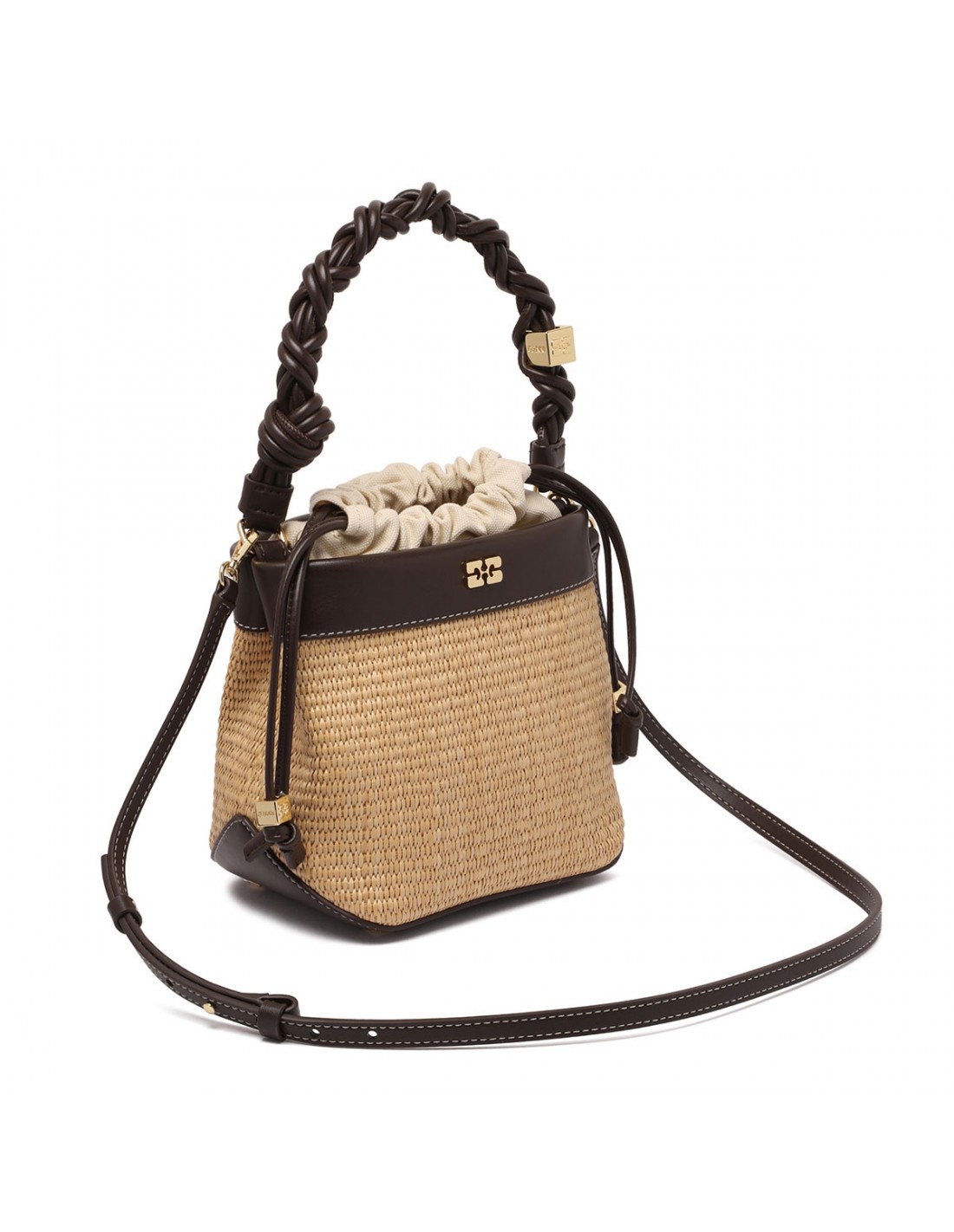 Brown Bou bucket bag