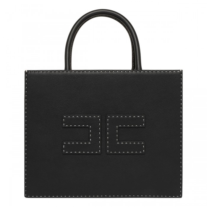 Black medium tote bag