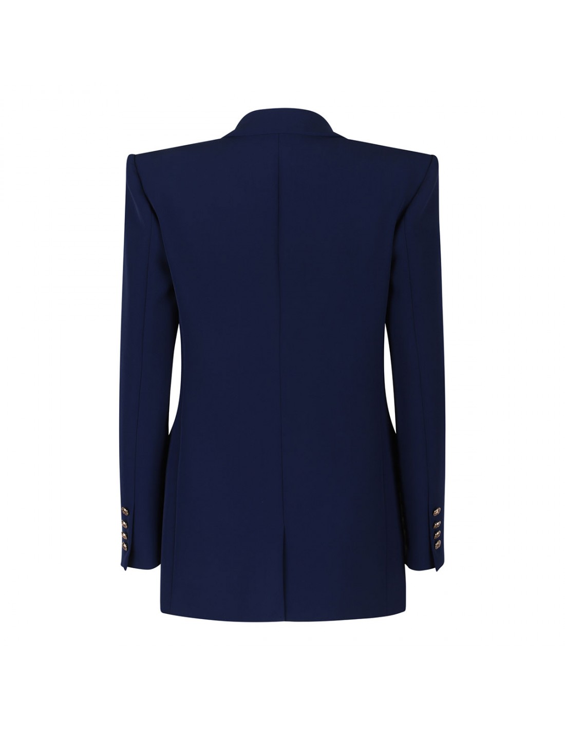 Oltremare blue crepe blazer