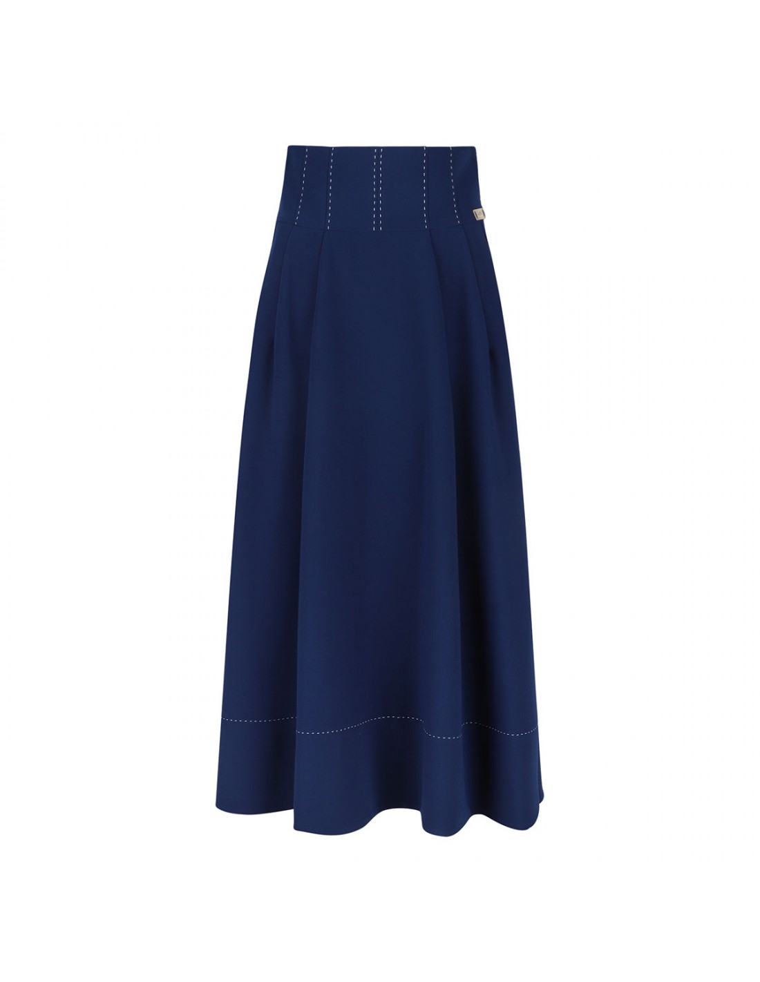 Crepe circle skirt