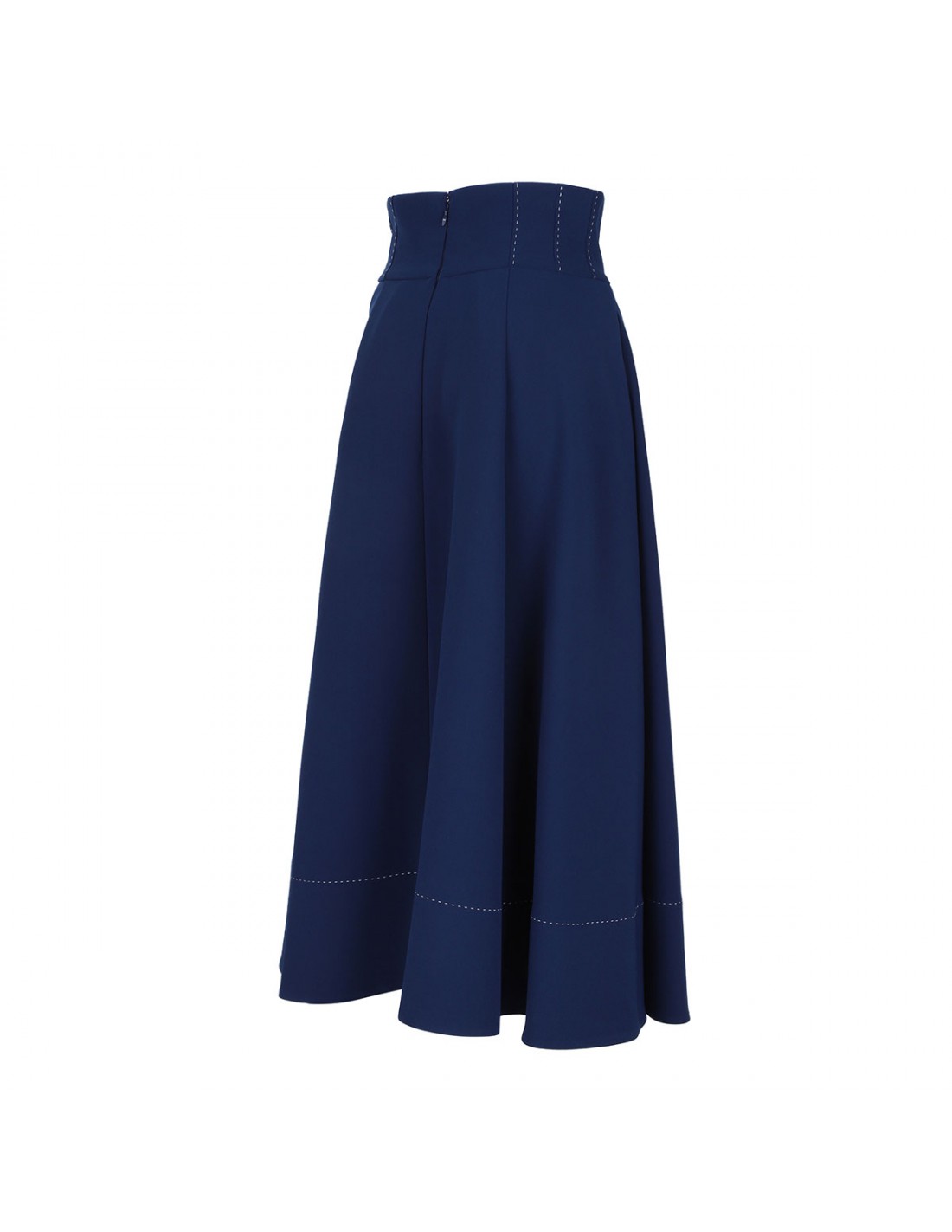 Crepe circle skirt