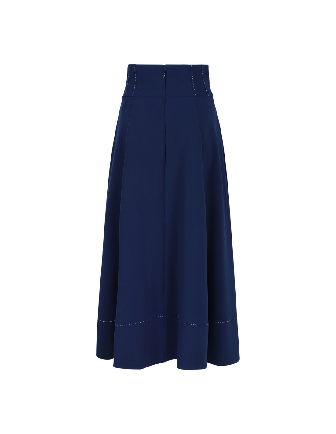 Crepe circle skirt