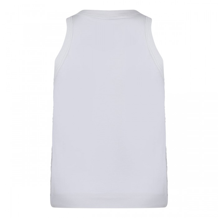 Stretch cotton jersey top