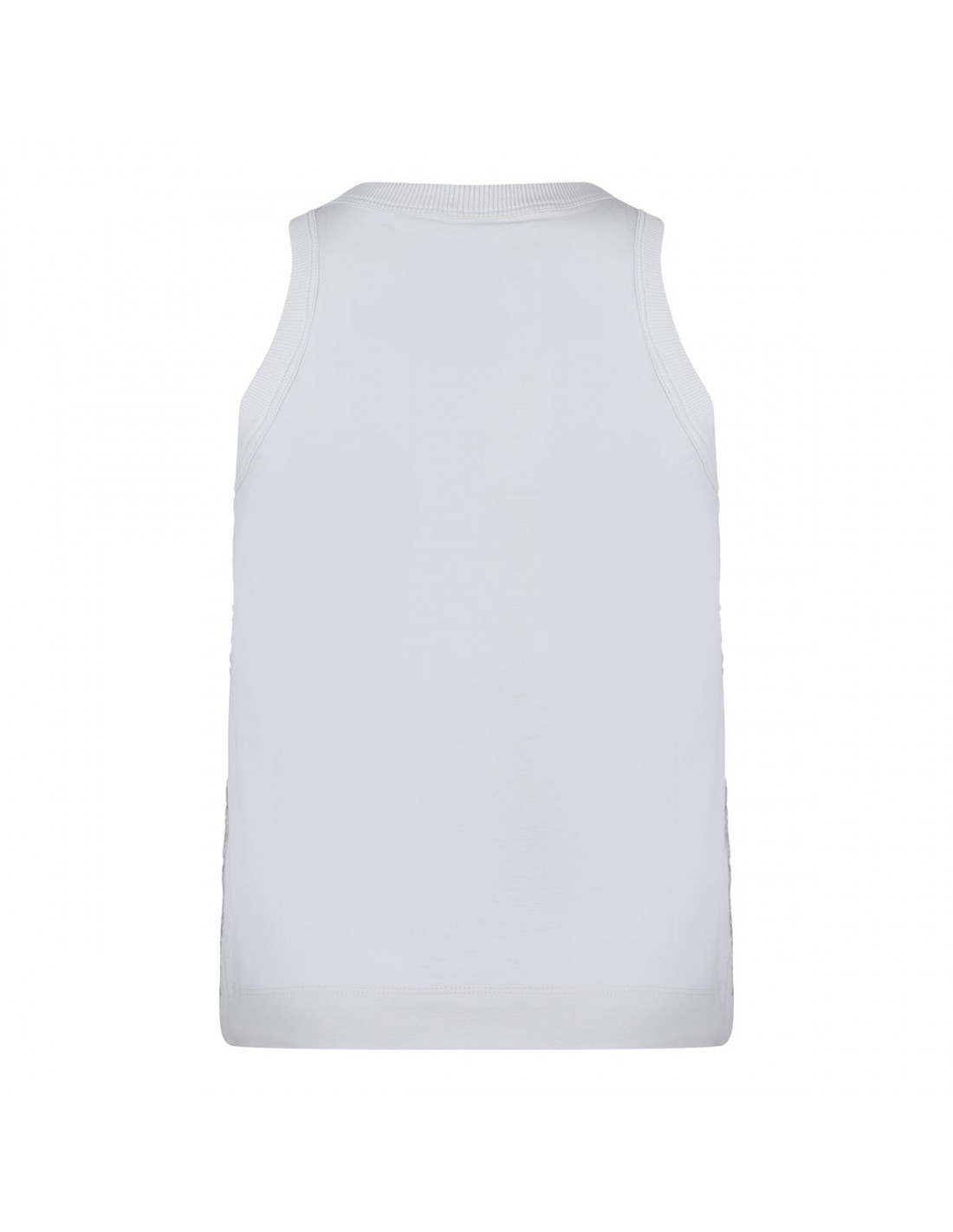 Stretch cotton jersey top