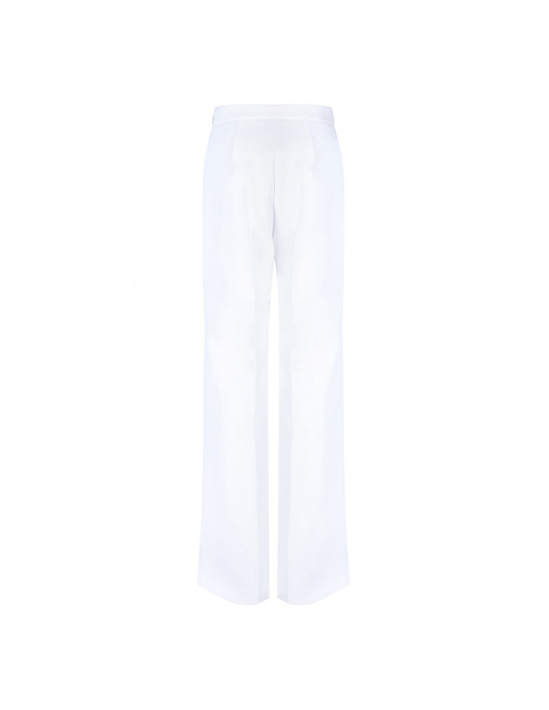 White crepe pants