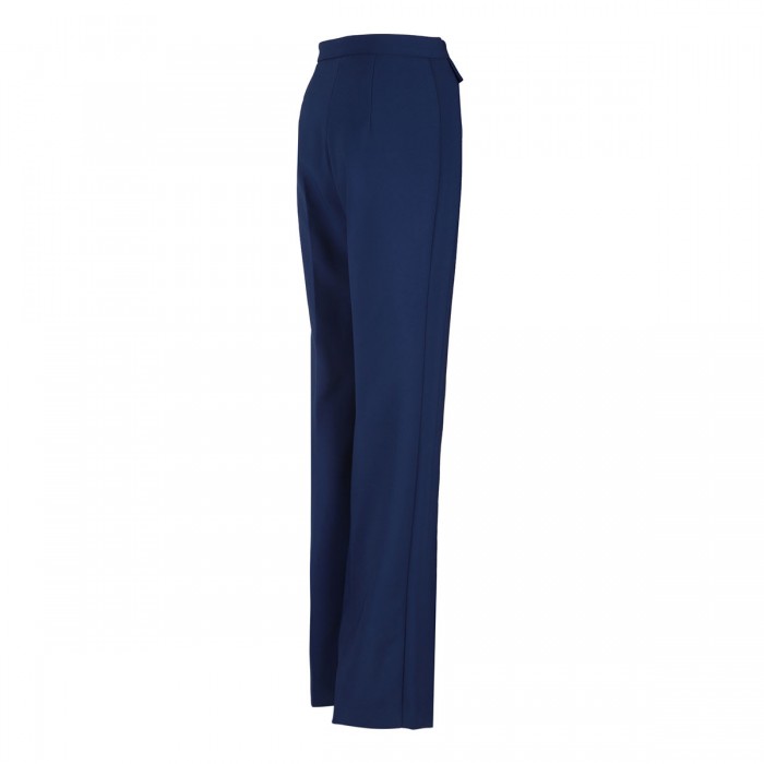 Oltremare blue crepe pants