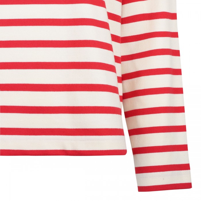 Striped jersey T-shirt