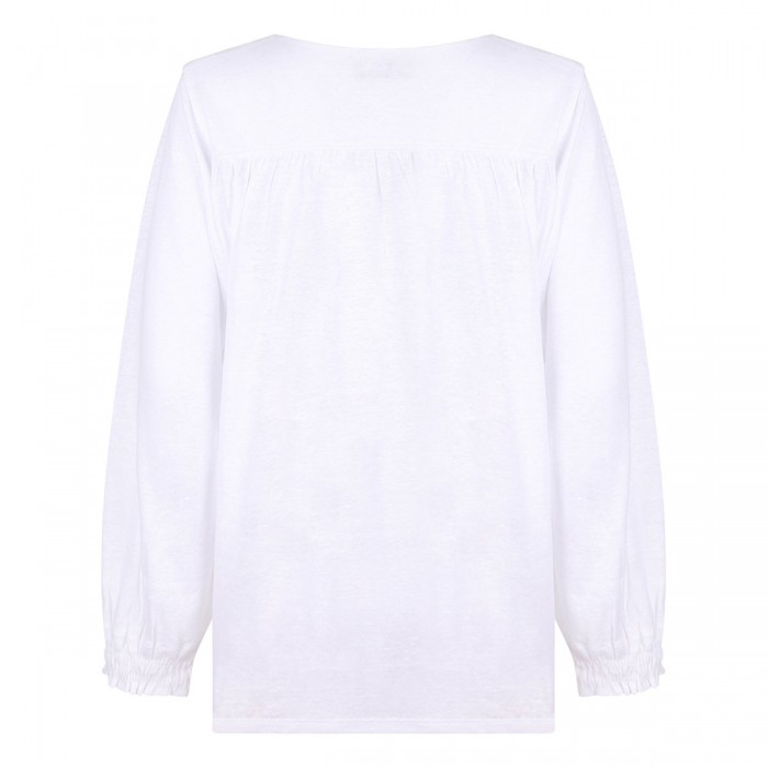 Evy white linen top