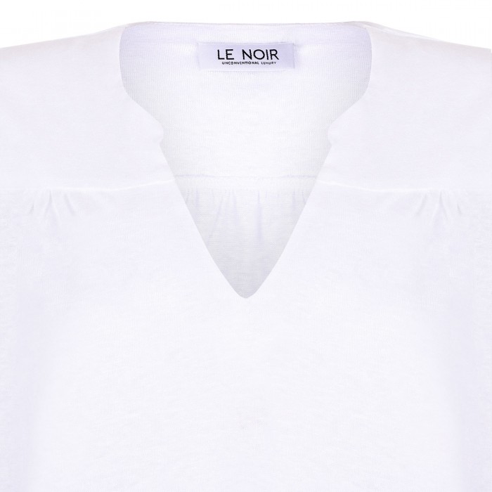 Evy white linen top