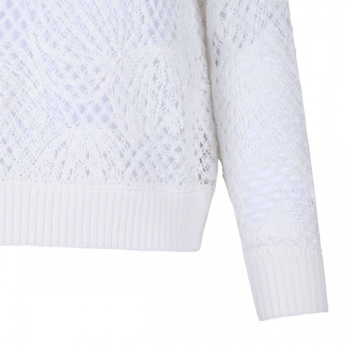 Farea embroidered cotton sweater