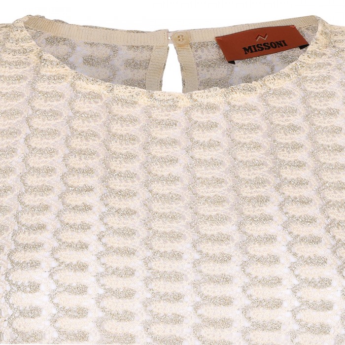 Gold and cream sweater