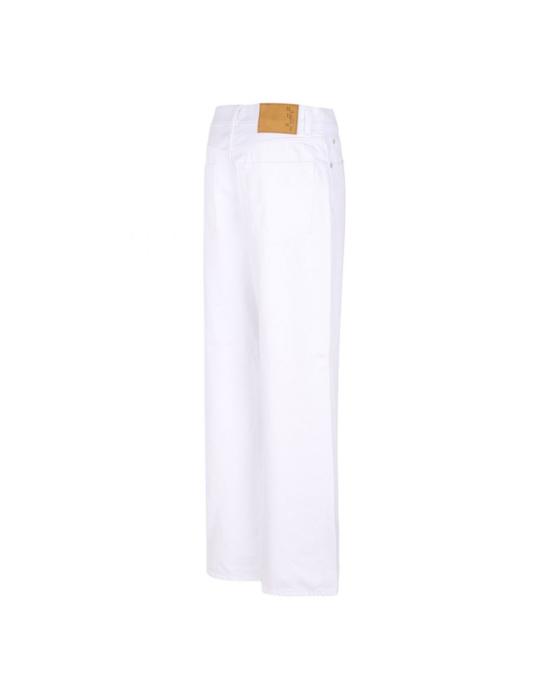 Korea optical white denim jeans