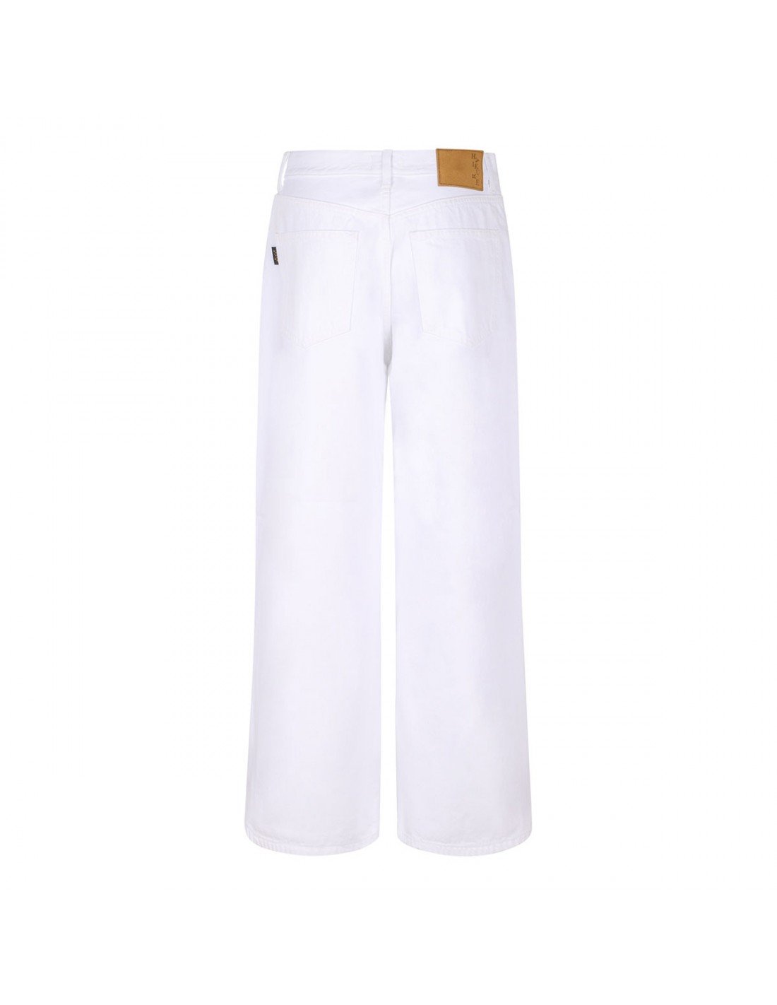 Korea optical white denim jeans