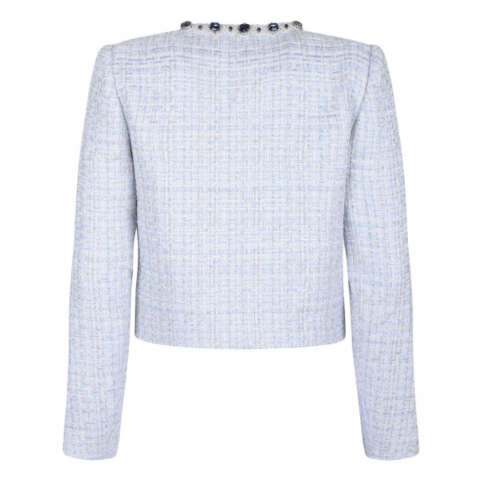 Blue boucle jacket