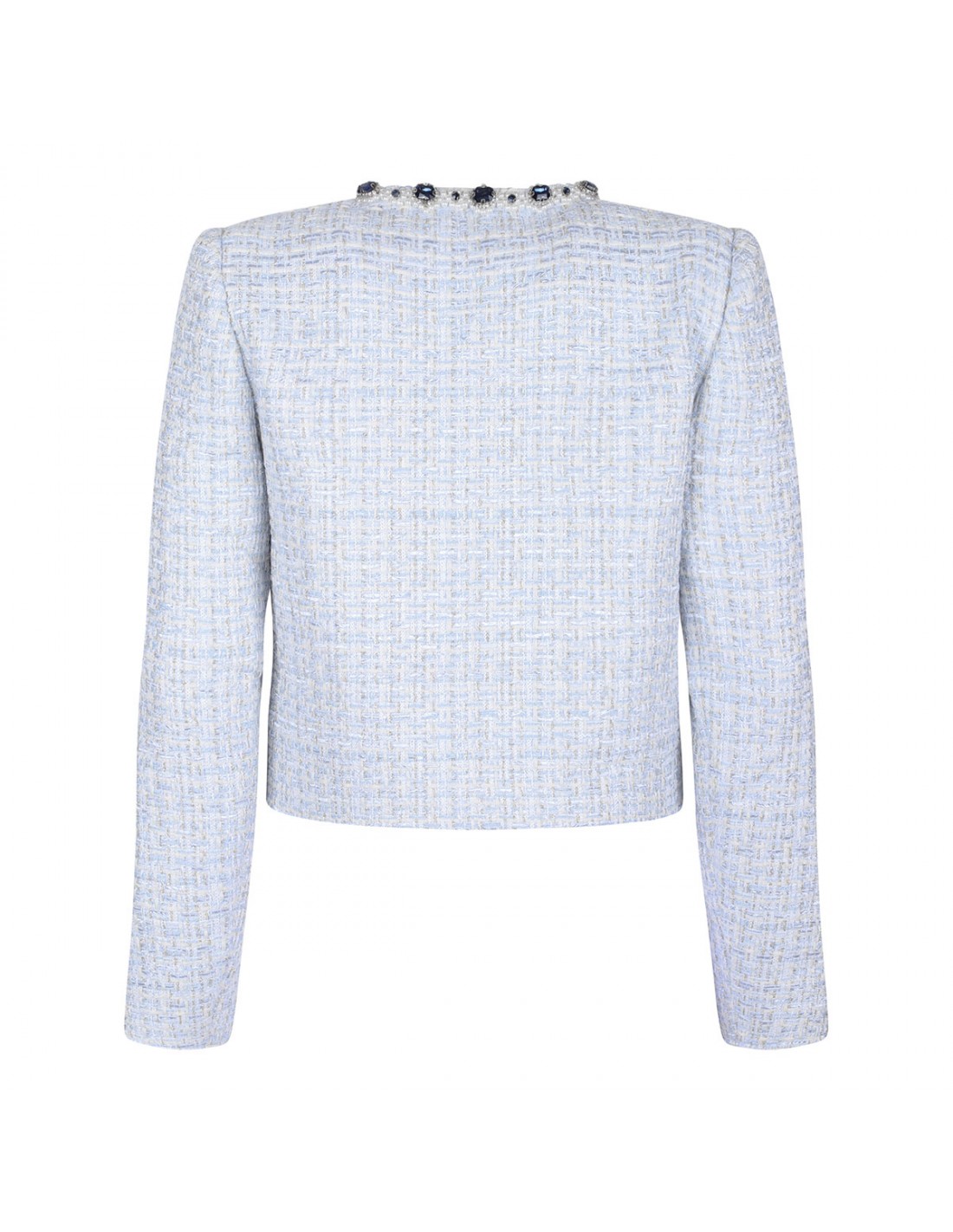 Blue boucle jacket