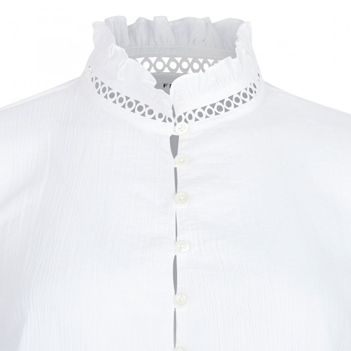 The Ruffle Collar top