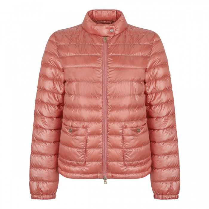 Dark pink quilted jacket