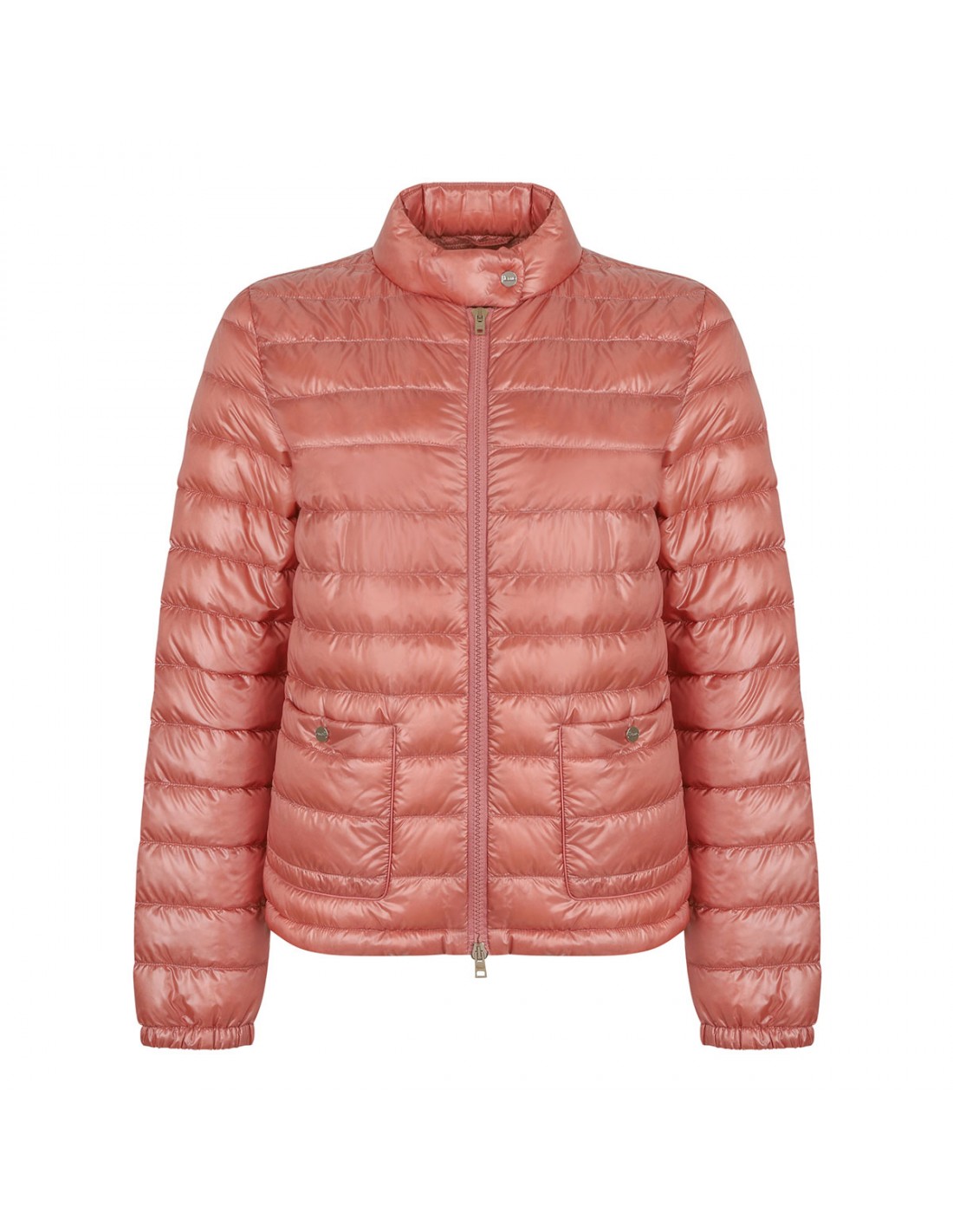 Dark pink quilted jacket