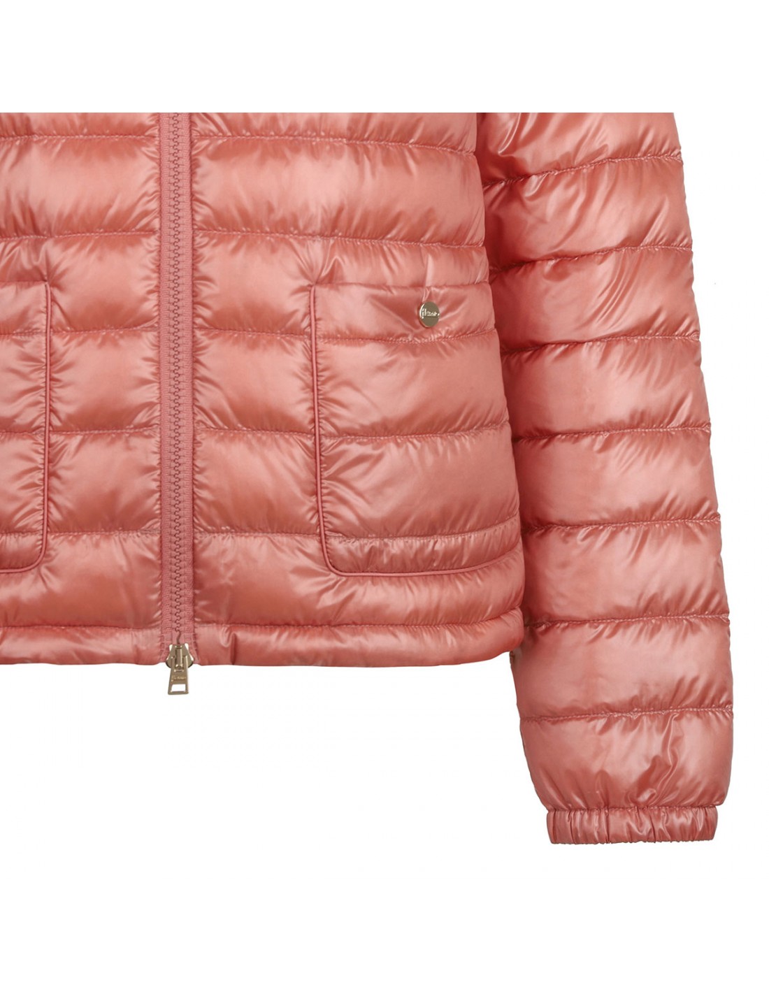 Dark pink quilted jacket