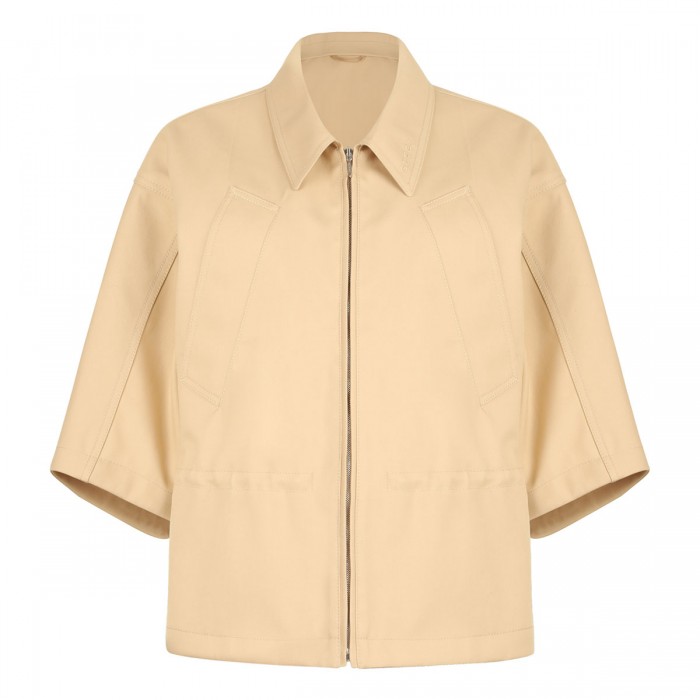 Cotton gabardine jacket