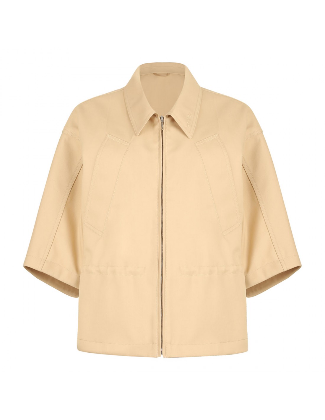 Cotton gabardine jacket