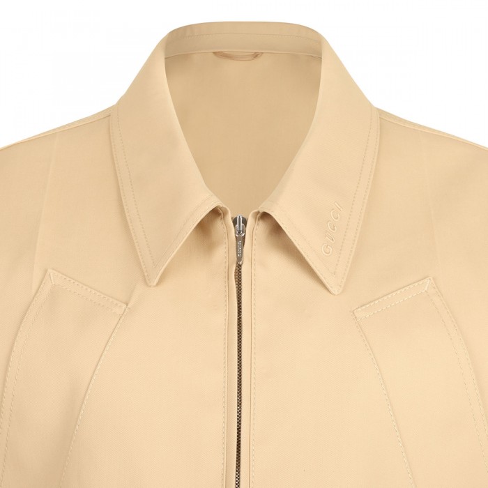 Cotton gabardine jacket