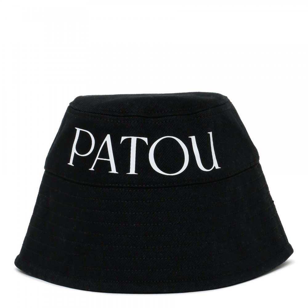 Logo black bucket hat