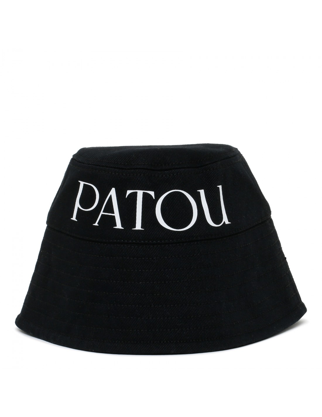 Logo black bucket hat