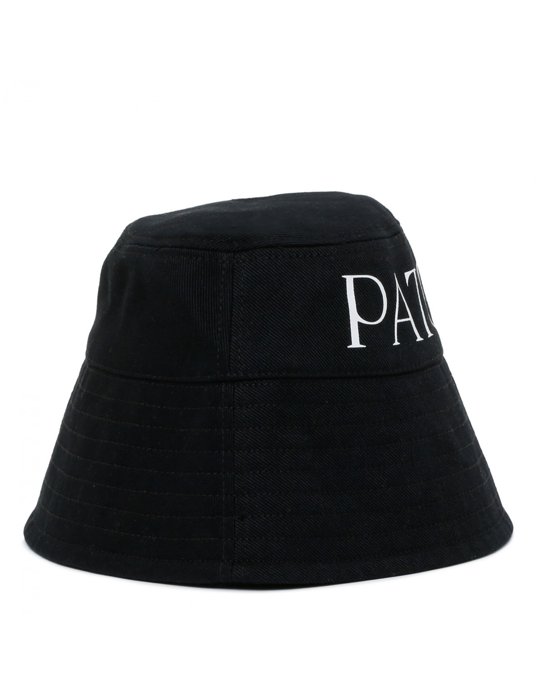 Logo black bucket hat