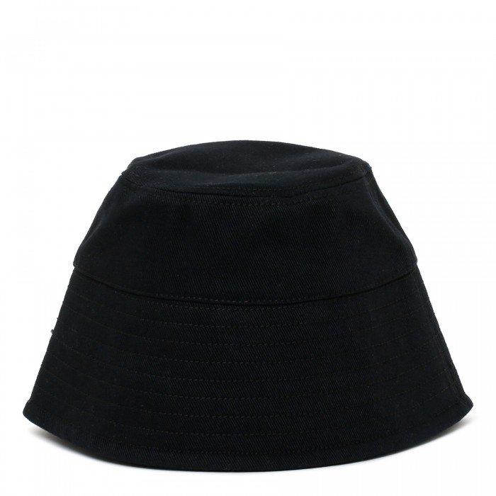 Logo black bucket hat