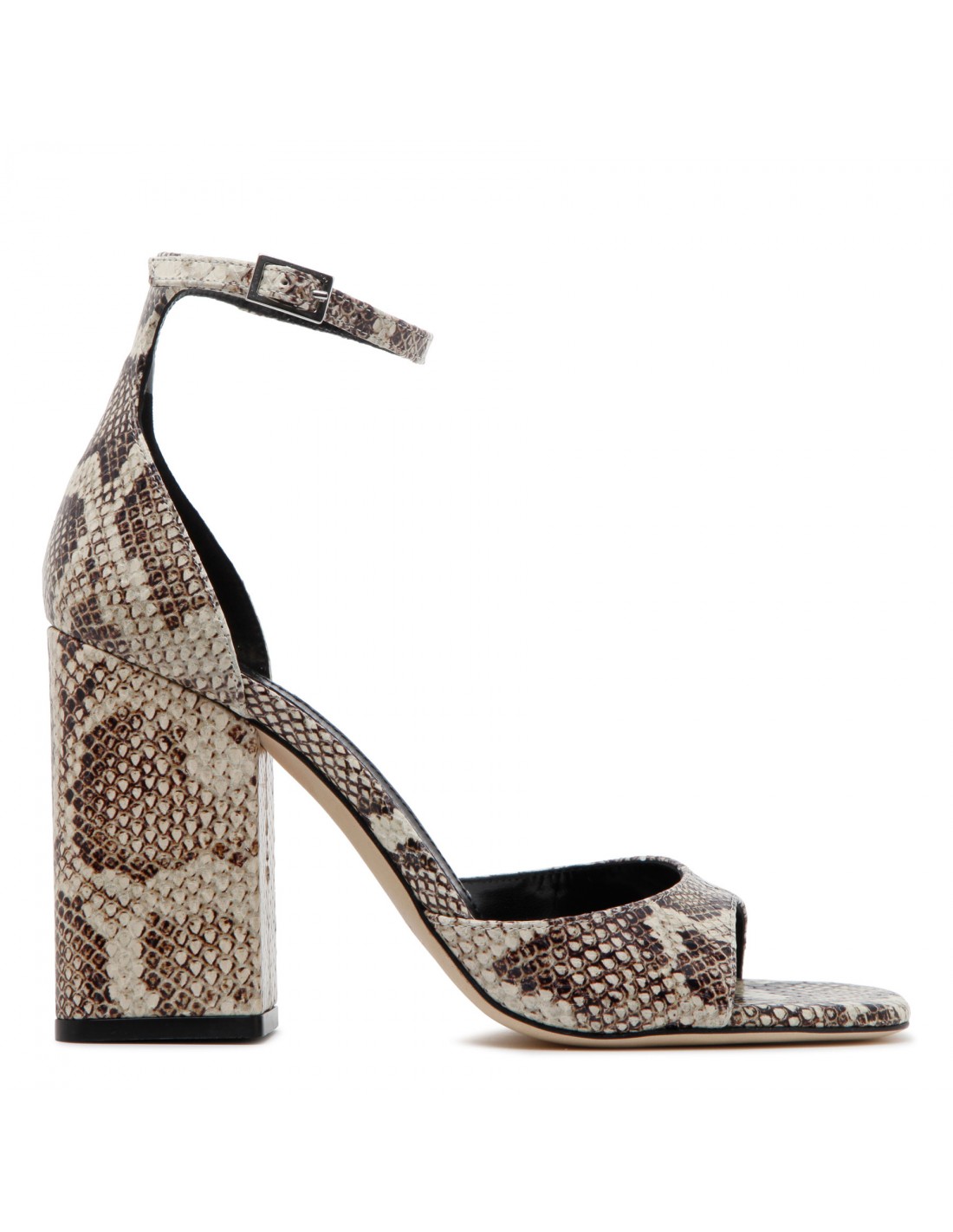 Fiona python print sandals  Le Noir - Unconventional Luxury