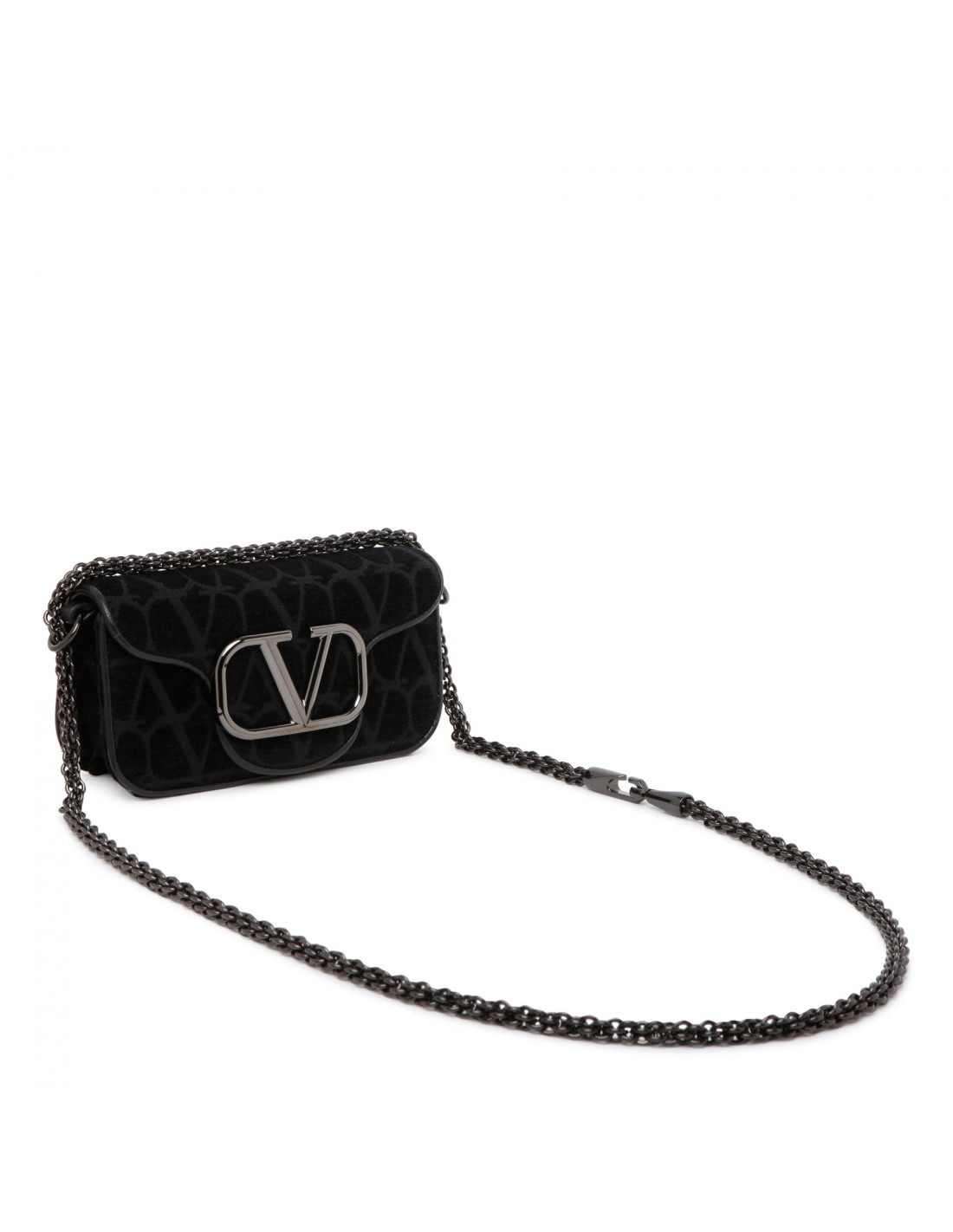 Men's Mini Locò Toile Iconographe Crossbody Bag by Valentino