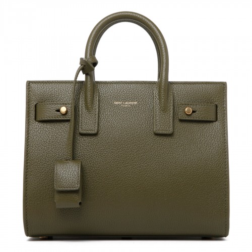 Saint Laurent Nano Sac De Jour Bag In Olive - Loden Green