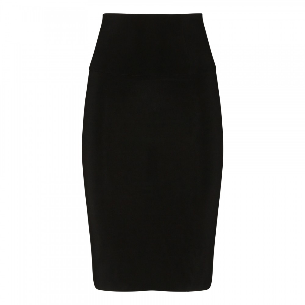 Black tube skirt